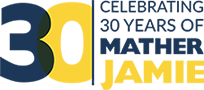 Mather Jamie Anniversary Logo