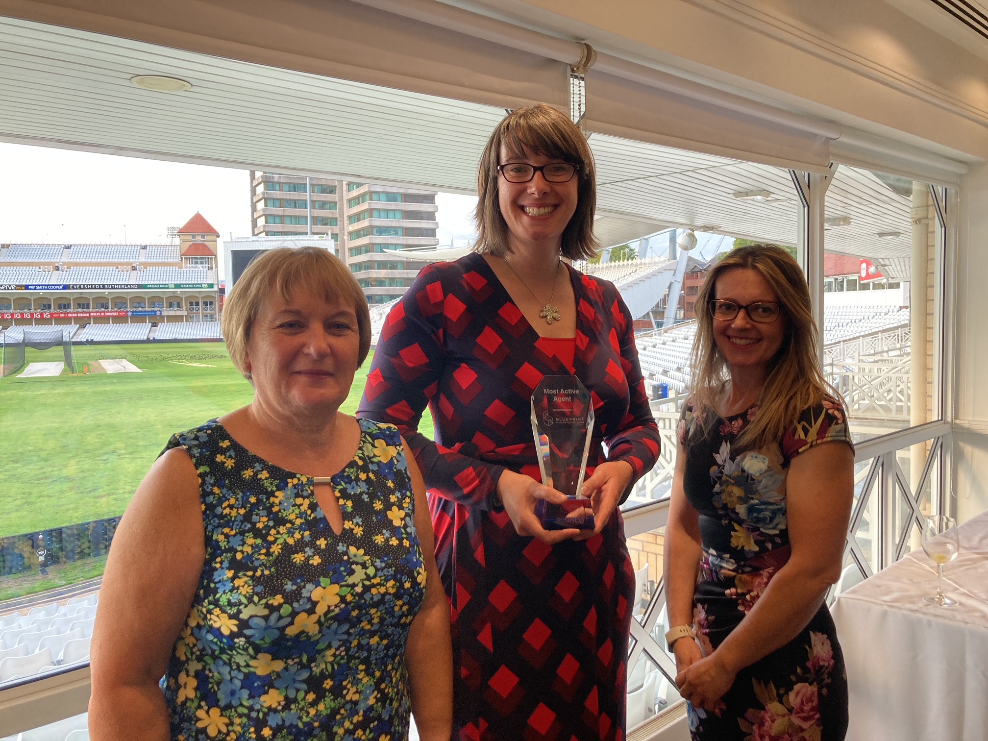 Mather Jamie wins Most Active Agent Award