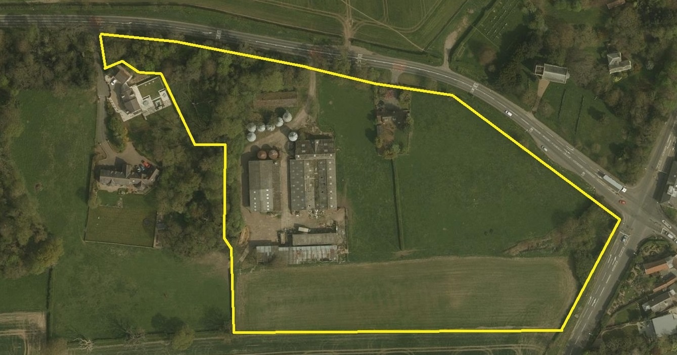 New residential development site on county boarder